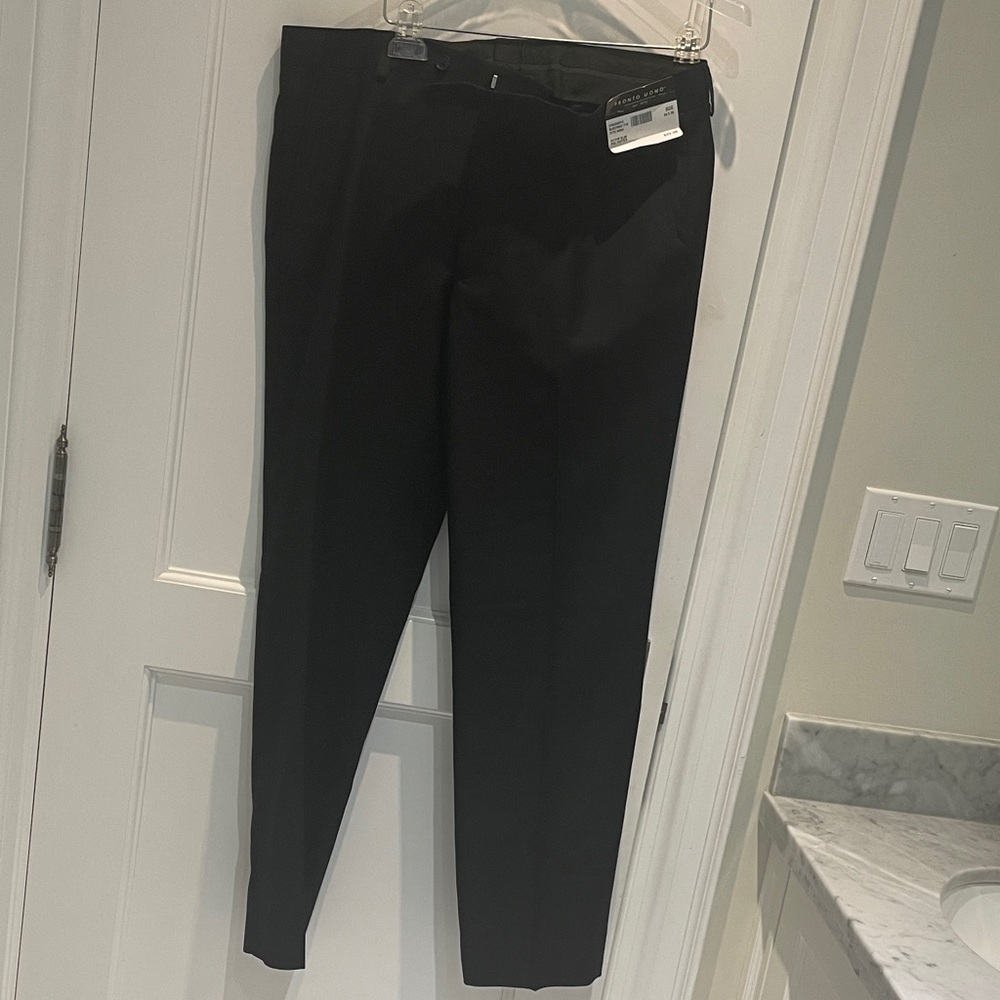 BNWT Pronto Uomo Elegant Black Dress Pants 👵MT